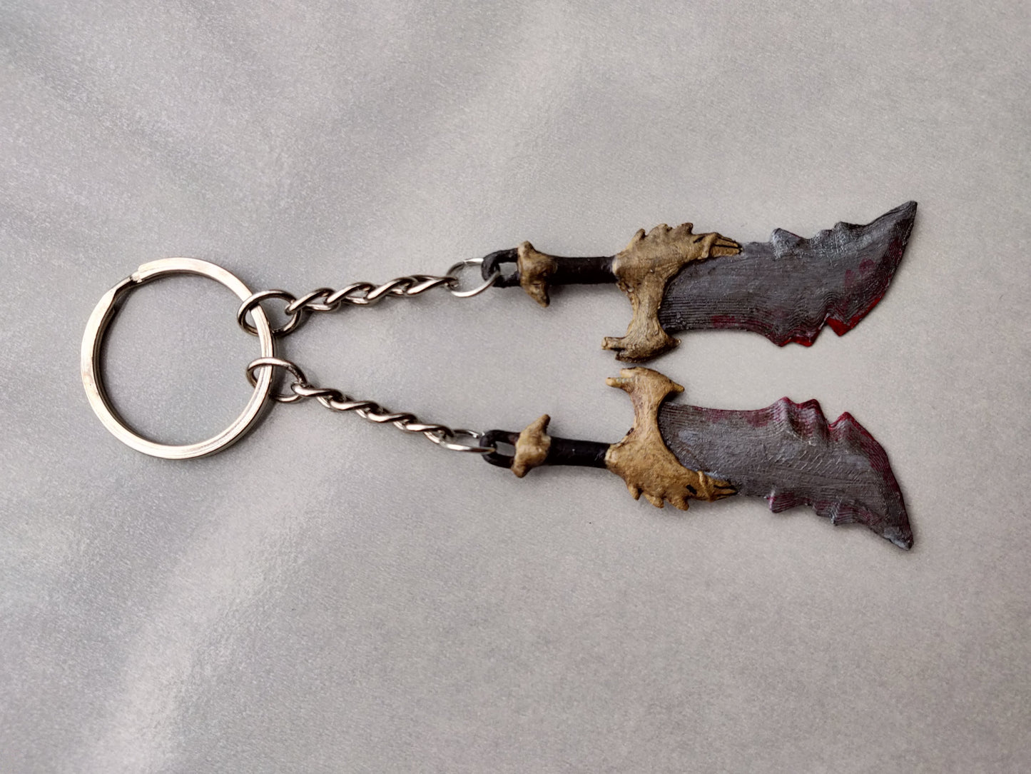 Blades of Chaos God of War Keychain