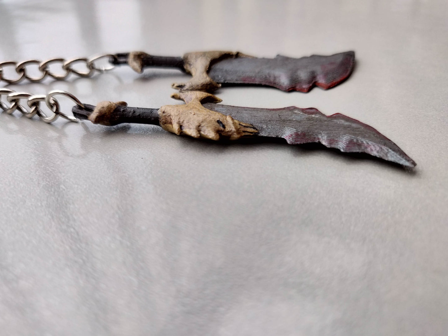 Blades of Chaos God of War Keychain