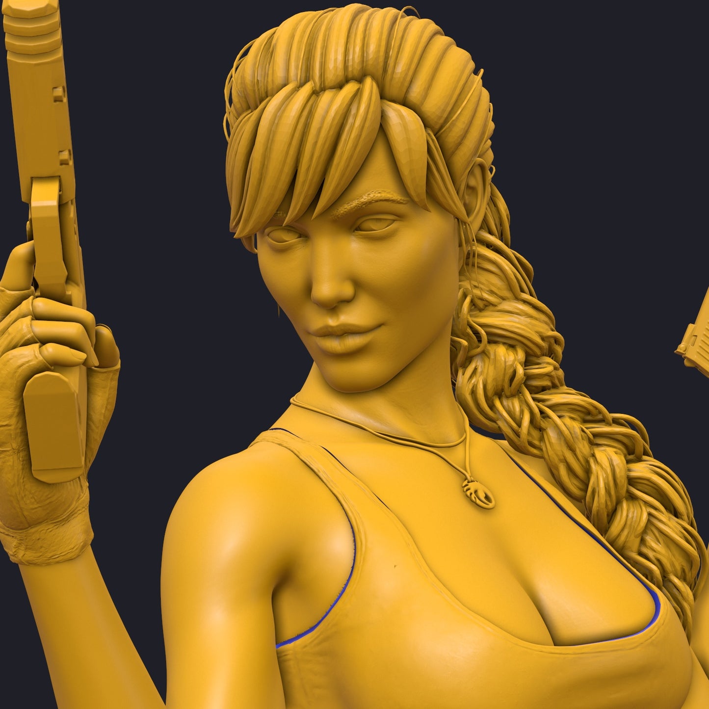 Soporte para teléfono de Lara Croft