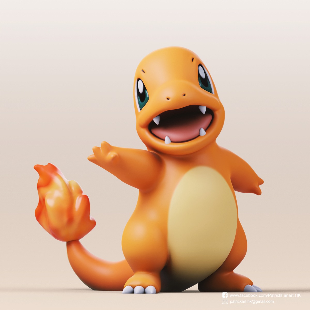 Figura de acción de Pokémon Charmander