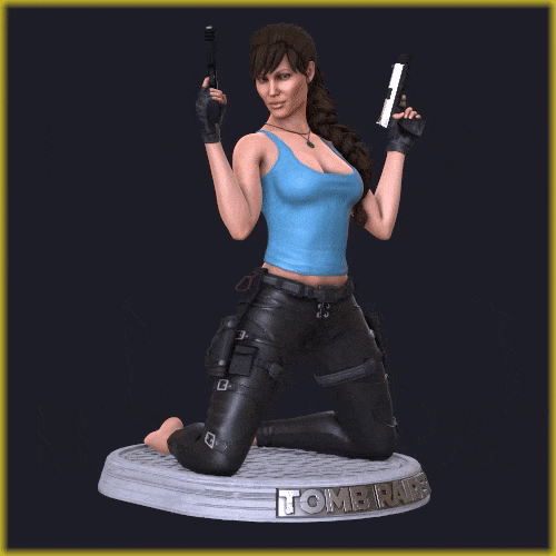 Soporte para teléfono de Lara Croft
