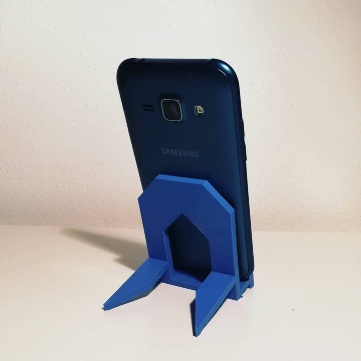 Soporte geométrico para teléfono