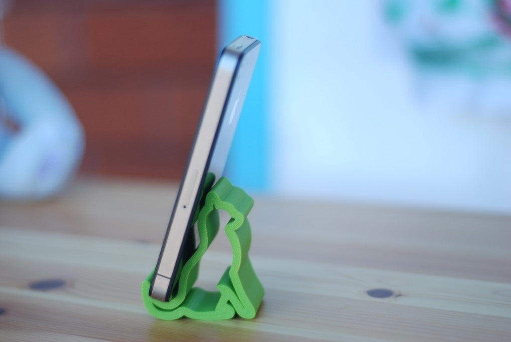 Soporte para teléfono de gatito
