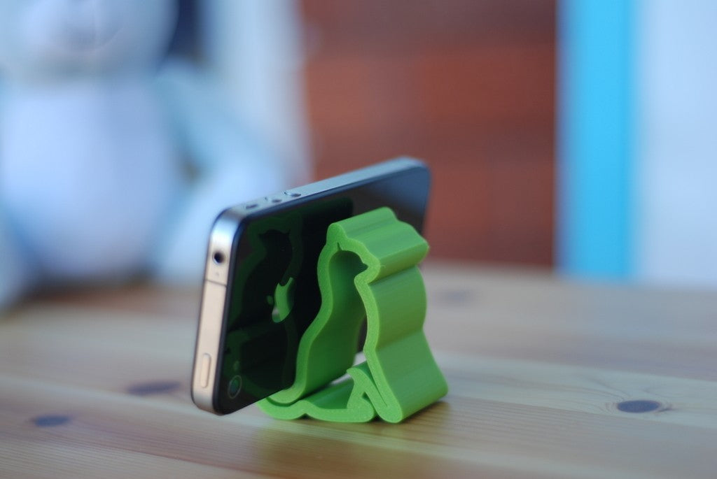 Soporte para teléfono de gatito